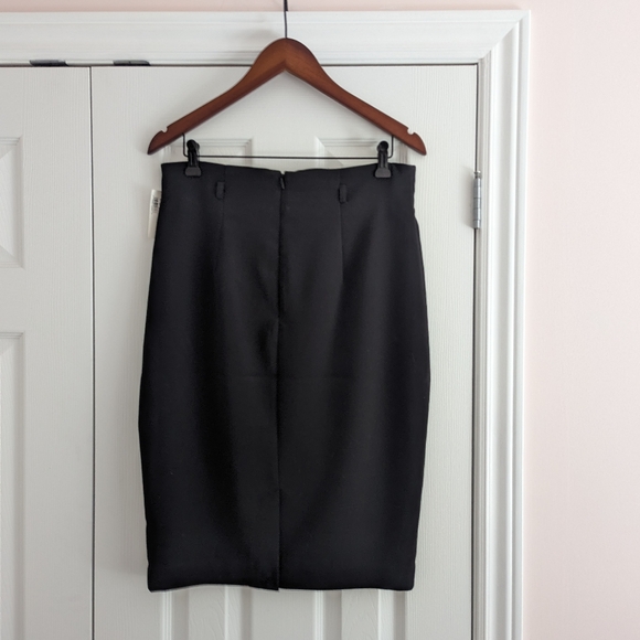 Black pencil skirt size 8 NWT - Picture 4 of 10